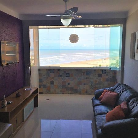 شقة برايا جراندي  في Apartamento Frente Ao Mar Em Praia Grande المظهر الخارجي الصورة
