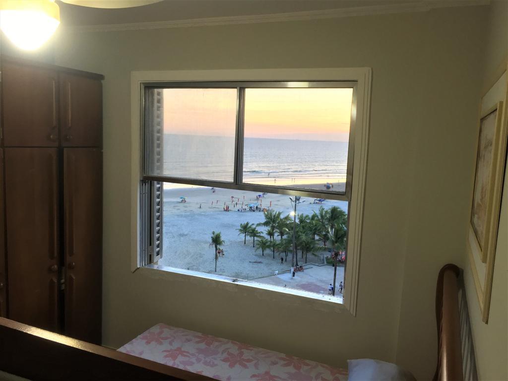 شقة برايا جراندي  في Apartamento Frente Ao Mar Em Praia Grande المظهر الخارجي الصورة